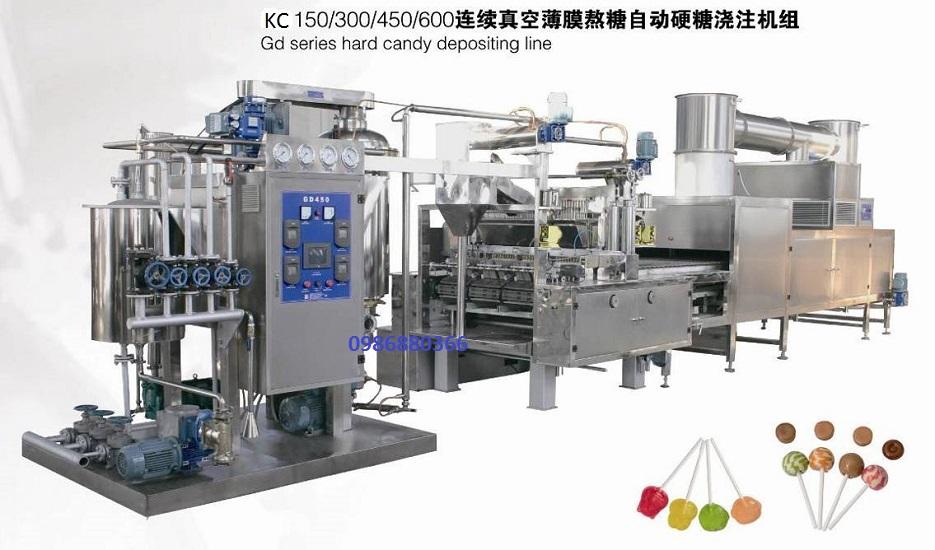 Dây chuyền SX kẹo cứng , mềm bơm nhân