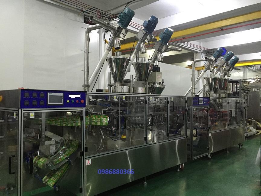 Máy đóng gói hạt và bột dạng nằm