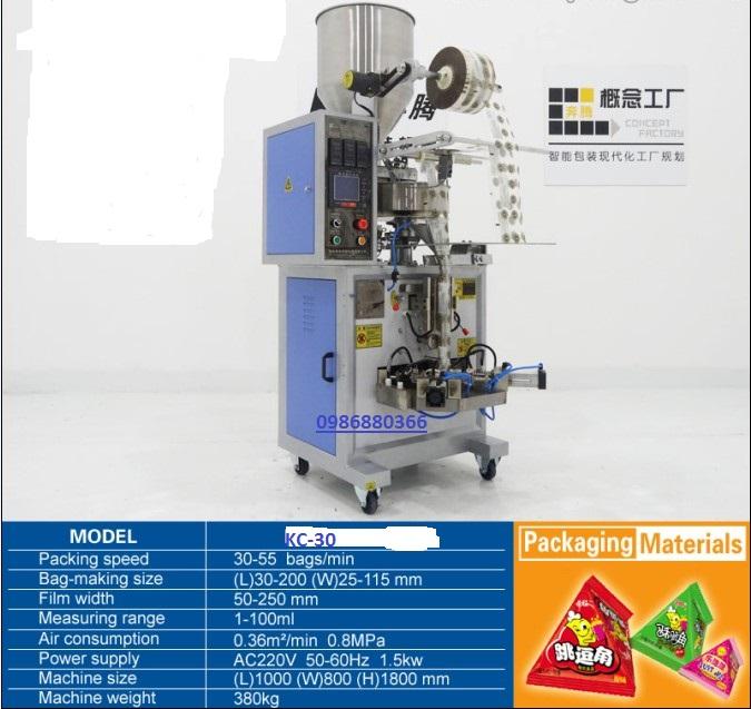 Máy đóng gói sữa chua hình tháp