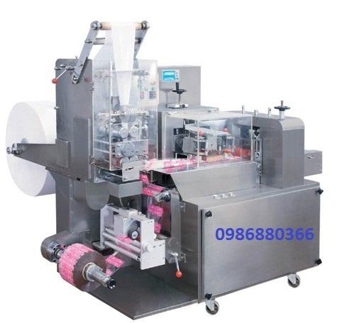 Máy đóng gói khăn lạnh