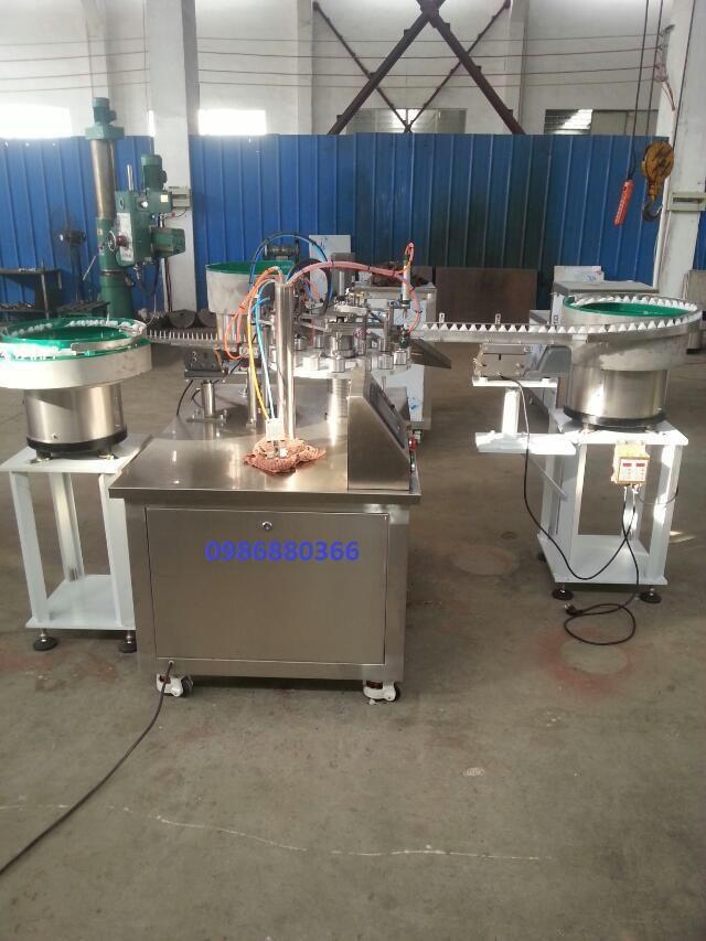 Dây Chuyền Chiết Đóng Nắp Tự Động Chai Keo 502 