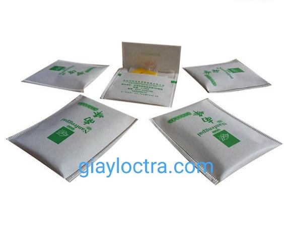 Máy đóng gói trà tem chỉ bao ngoài giấy